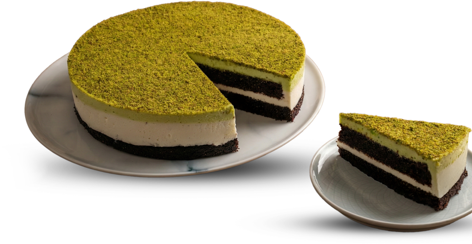 Pistachio Sliced Cake